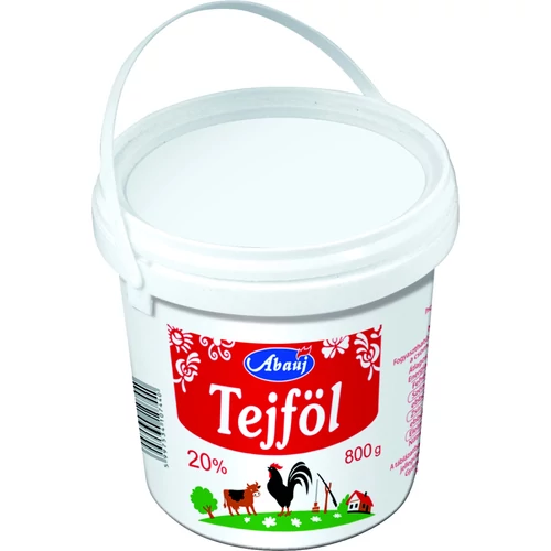 Abaúj Tejföl Vödrös 20% 800g