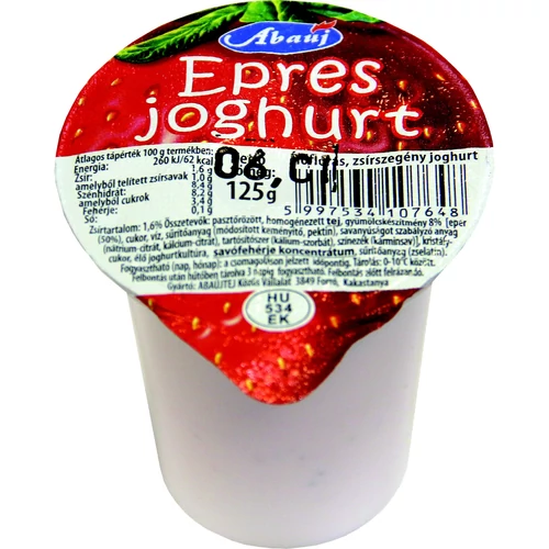 Abaúj joghurt epres 125 g