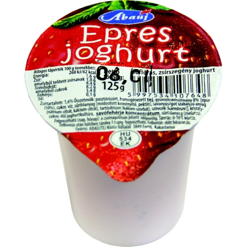 Abaúj joghurt epres 125 g