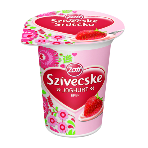 Zott szivecske joghurt  eper/málna/meggy/sárgabarack 125 g