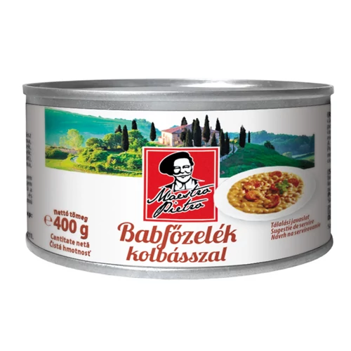 Maestro Pietro babfőzelék kolbásszal 400 g