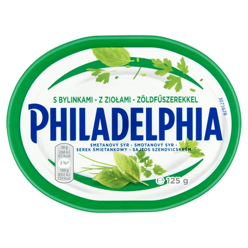 Philadelphia sajtos szendvicskrém zöldfűszeres 125g